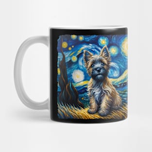 Starry Cairn Terrier Portrait - Dog Portrait Mug